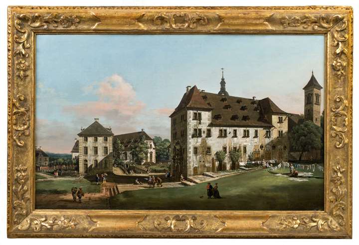 The Courtyard of the Fortress of Königstein with the Magdalenenburg